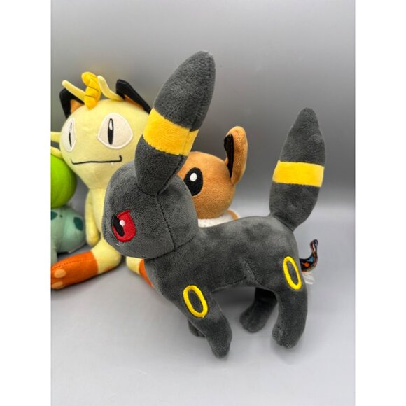 Pokemon Plush Toy Set Meowth Eevee Bulbasaur Umbreon 4 Pcs Mixed Color - Picture 5 of 6